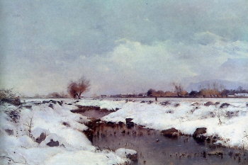 Anton�n Chittussi : Zimn� krajina