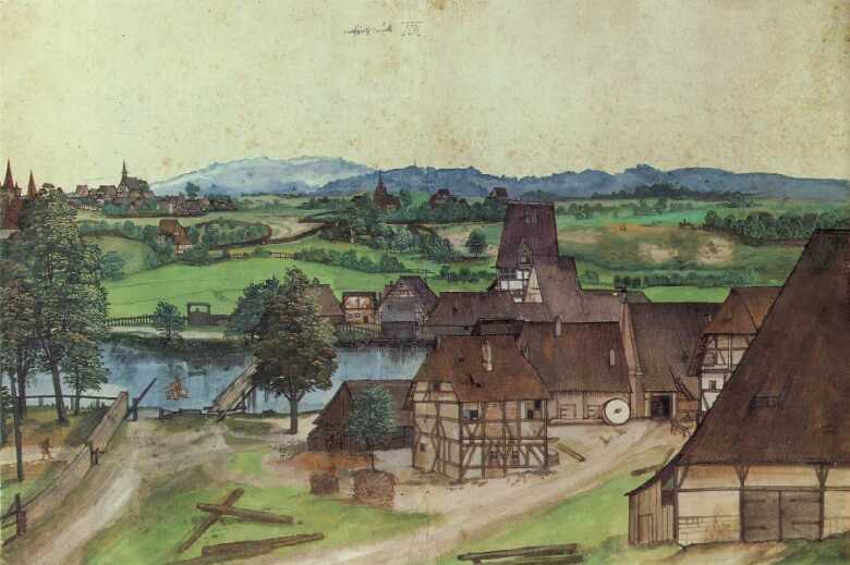 Albrecht D�rer: D�l na �ervenou �epu
