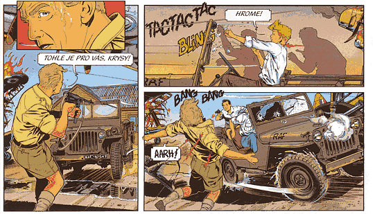 Biggles p�l� ze v�ech hlavn�