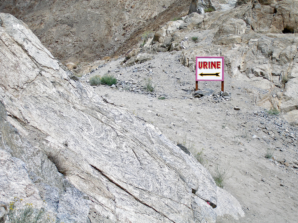 Urine &bull; Shanti stupa [Leh]